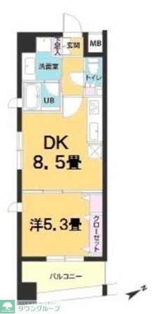 カスタリア新御茶ノ水の物件間取画像